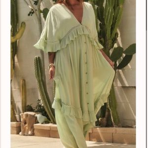 Never worn!!!! BRAND NEW light green free people dress
